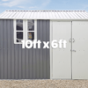 The 10ft x 6ft steel cottage shed
