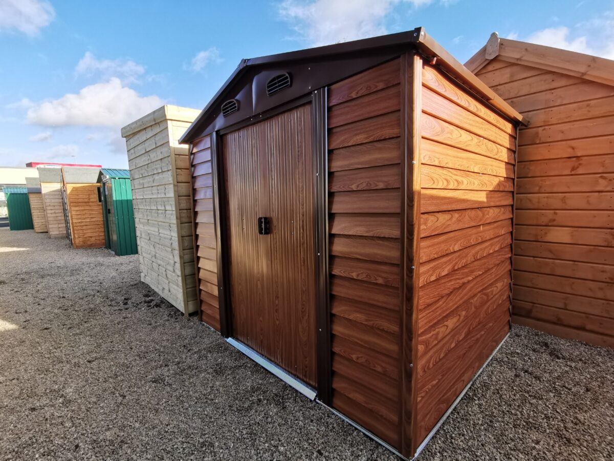 the 4x6 steel garden shed - sheds direct ireland