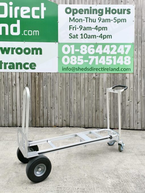 The flat-bed version of the 3 in 1 hand trolley