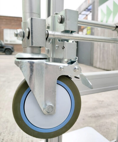The castor wheels