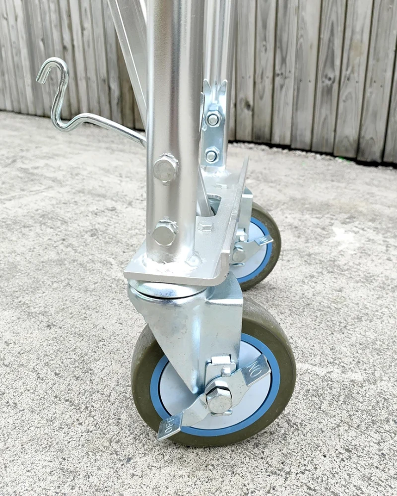 the castor wheels