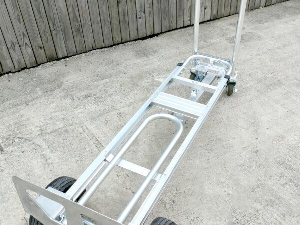 The 3 in 1 hand truck in the flatbed position