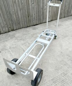 The 3 in 1 hand truck in the flatbed position