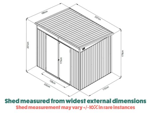 Premium Pitched Shed Dimensions