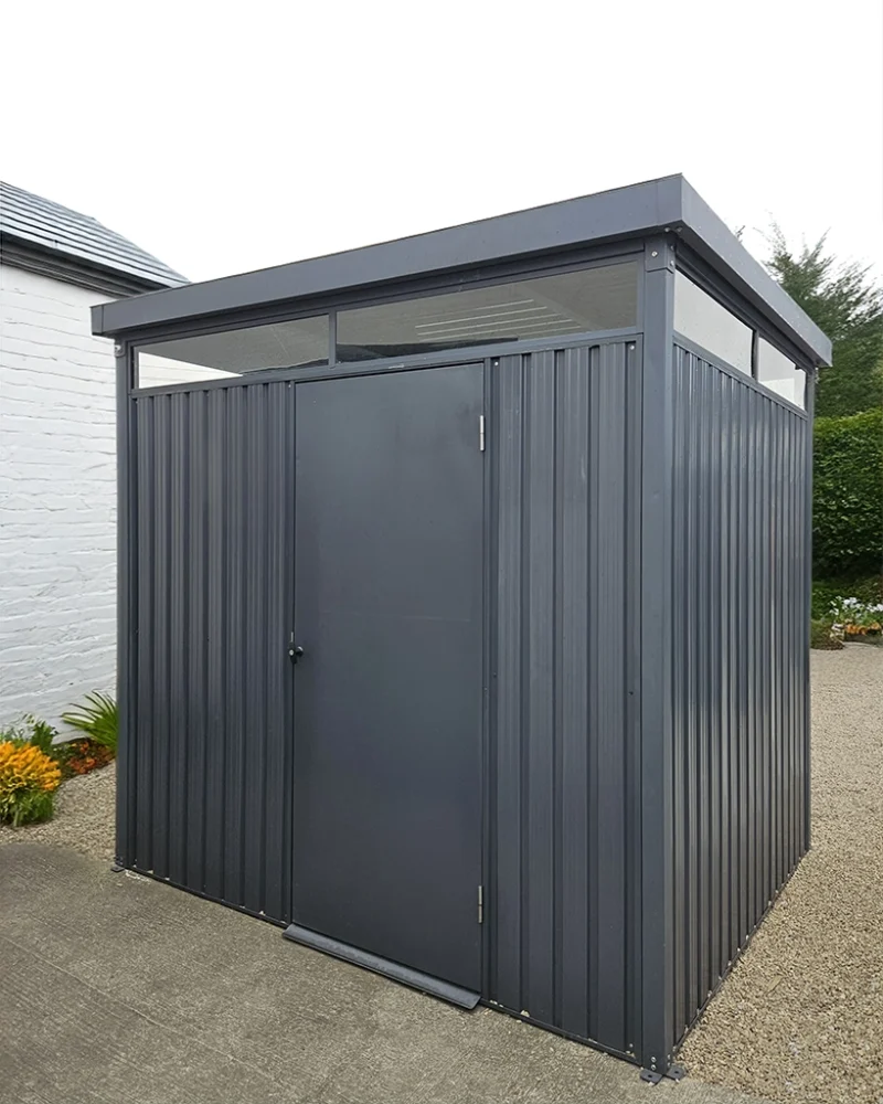 The Premium Panoramic Shed in a Dublin Garden