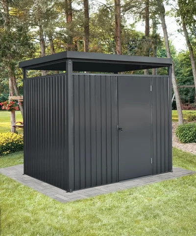 The Premium Panoramic shed, 8ft wide 7ft deep