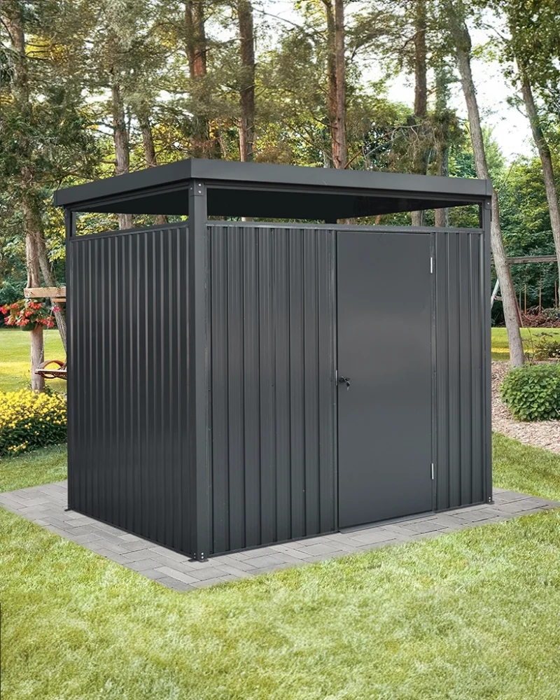 The Premium Panoramic shed, 8ft wide 7ft deep