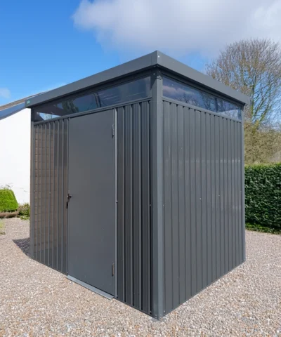 Premium Panoramic 8ft x 7ft steel shed