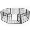 A studio shot of the dog pen in the octagonal formation