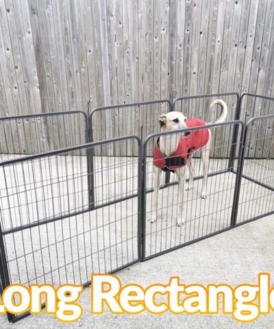 The dog pen in the Long rectangle formation.