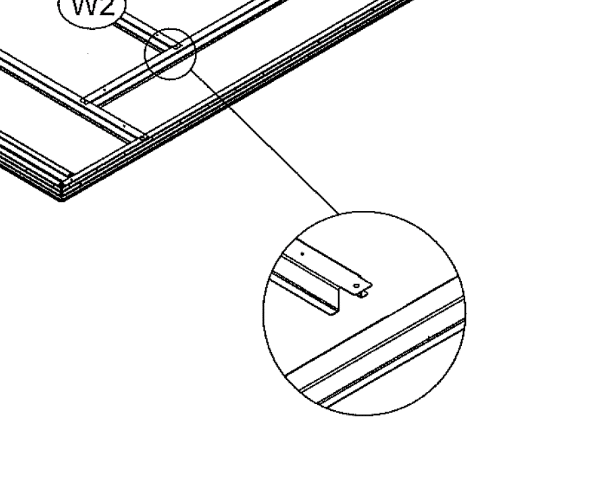 Pilot holes for the steel garden sheds