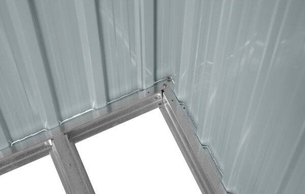 The corner of the internal floor frame base. It's steel and sharp