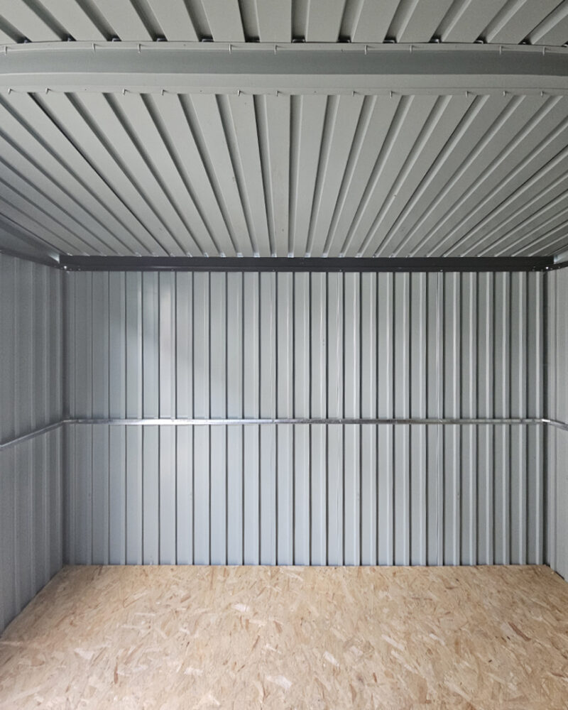 Interior view of the garden shed