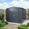Premium Apex 8ft x 10ft Steel Garden Shed