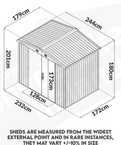 Alternative view of Premium Shed: The Apex 8ft x 6ft