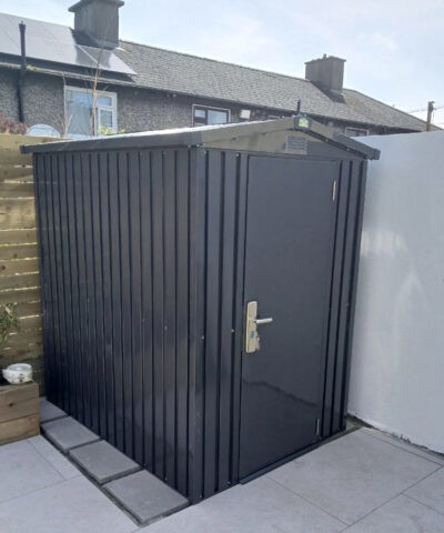 The shed in an enclosed garden in Dublin