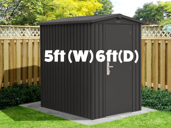 Premium Apex 6ft x 5ft Steel Shed