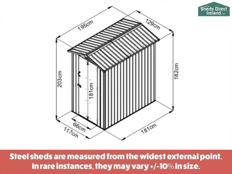 4ft x 6ft shed dimensions