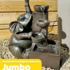 The elephants 'jumbo' water feature
