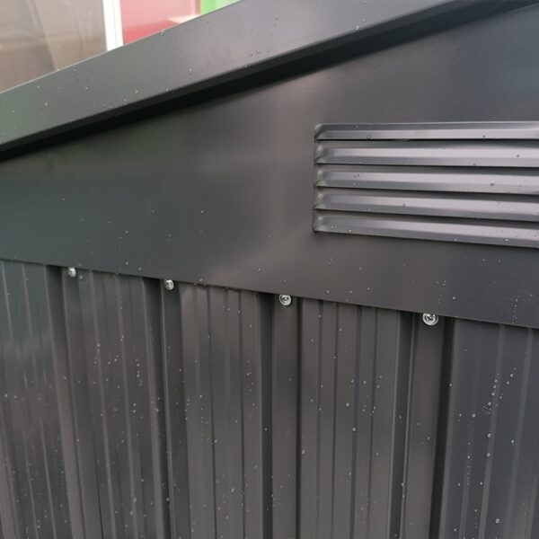 The in-built vents on the bin store