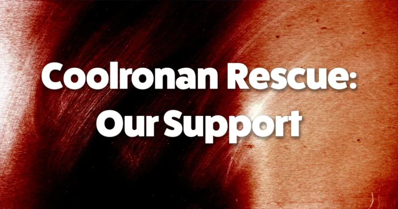 Coolronan Rescue: Our Support
