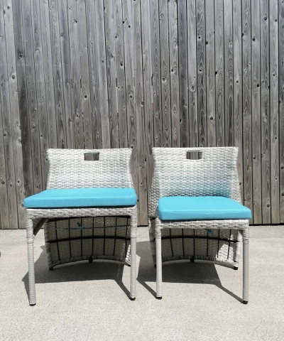 The two chairs side-by-side