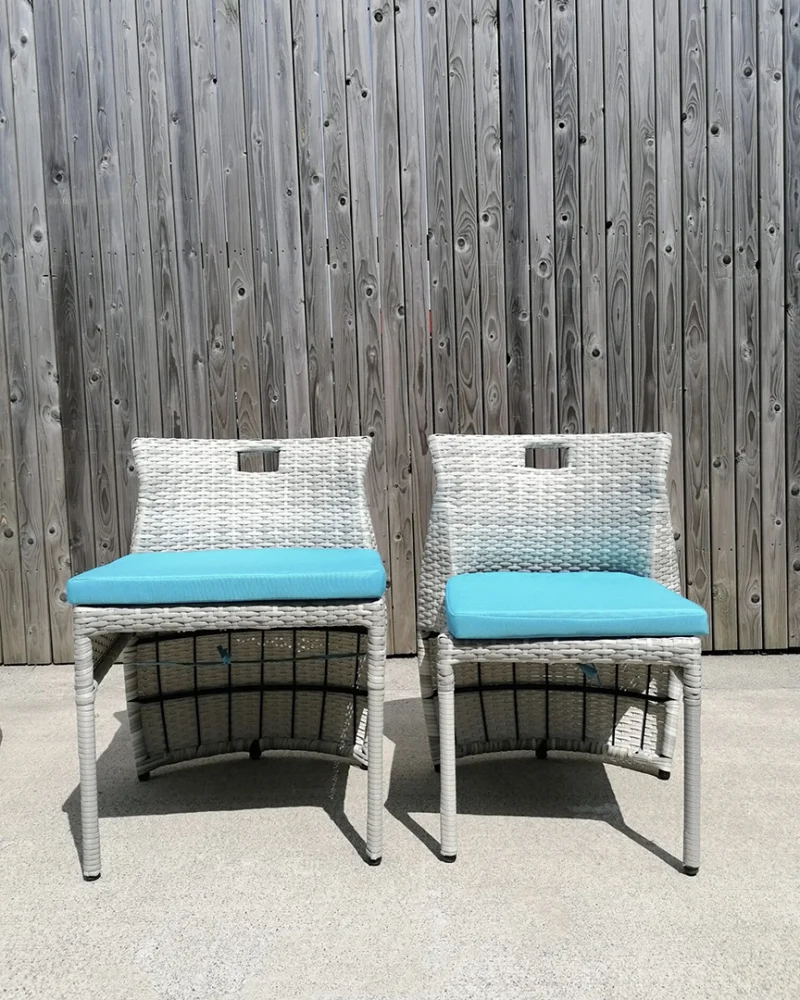 The two chairs side-by-side