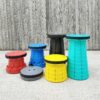 The range of colours available in the pop up stools from Sheds Direct Ireland