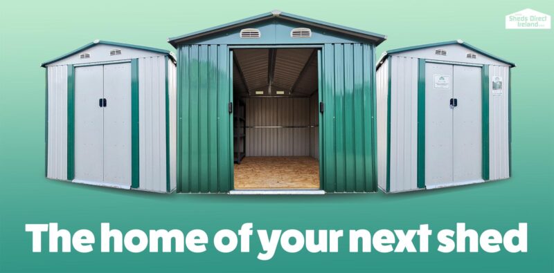 Banner image of three steel sheds that can potentially turn into a mancave