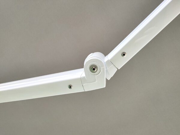 the bending bolt arm on the awning