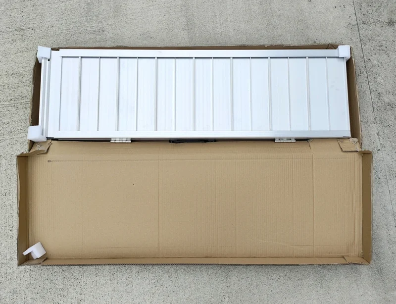 The Wheelchair ramp in the box