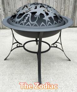Another side view of the Zodiac Fire pit