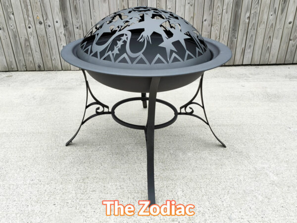 Another side view of the Zodiac Fire pit