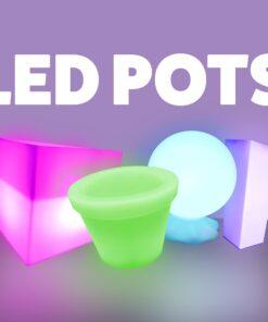 Four LED Pots
