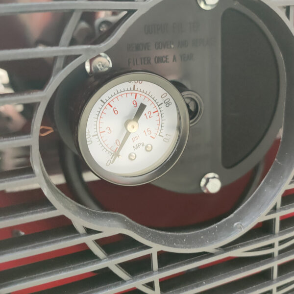 Pressure Gauge on the Industrial Heater