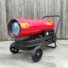 The Rocket, red Industrial Heater