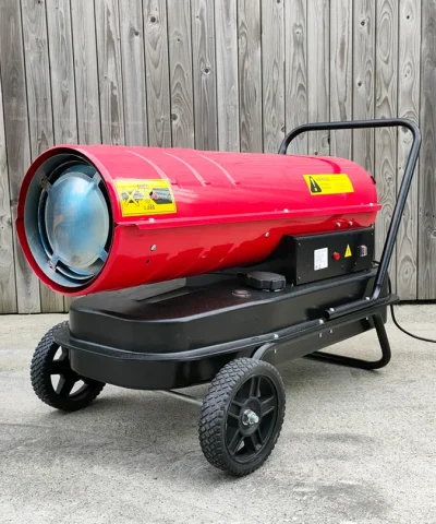 The Rocket, red Industrial Heater