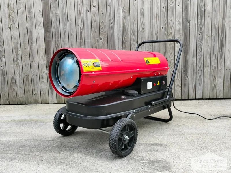 The Rocket, red Industrial Heater
