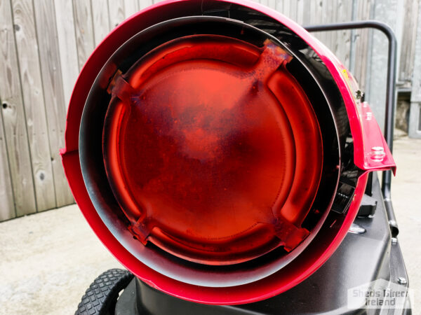 photo of a Rocket Heater for heating large spaces