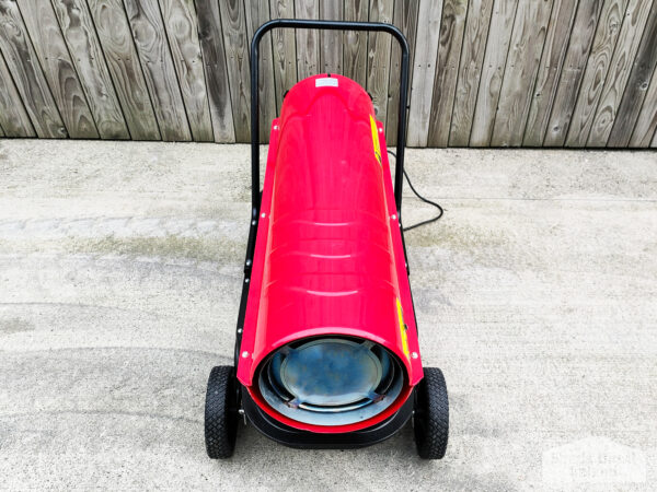photo of a Rocket Heater for heating large spaces