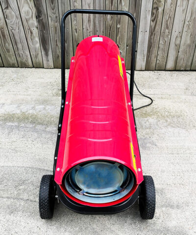 rocket heater from above