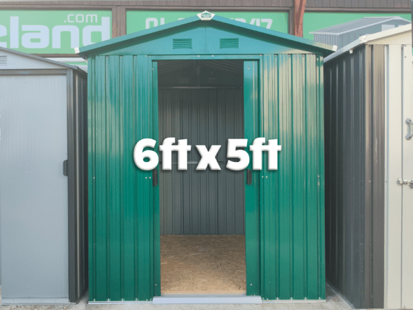 The 6ft wide x 5ft Steel Garden Shed