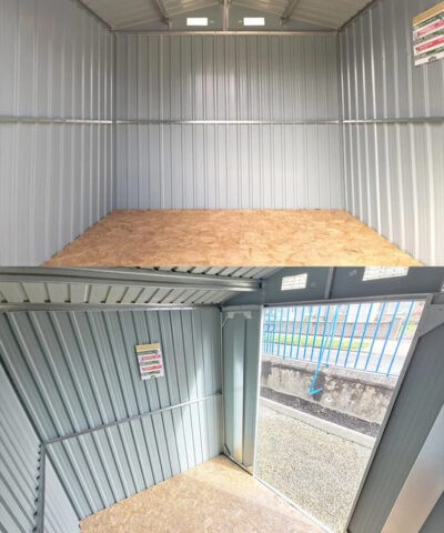 Interior views of the classic shed