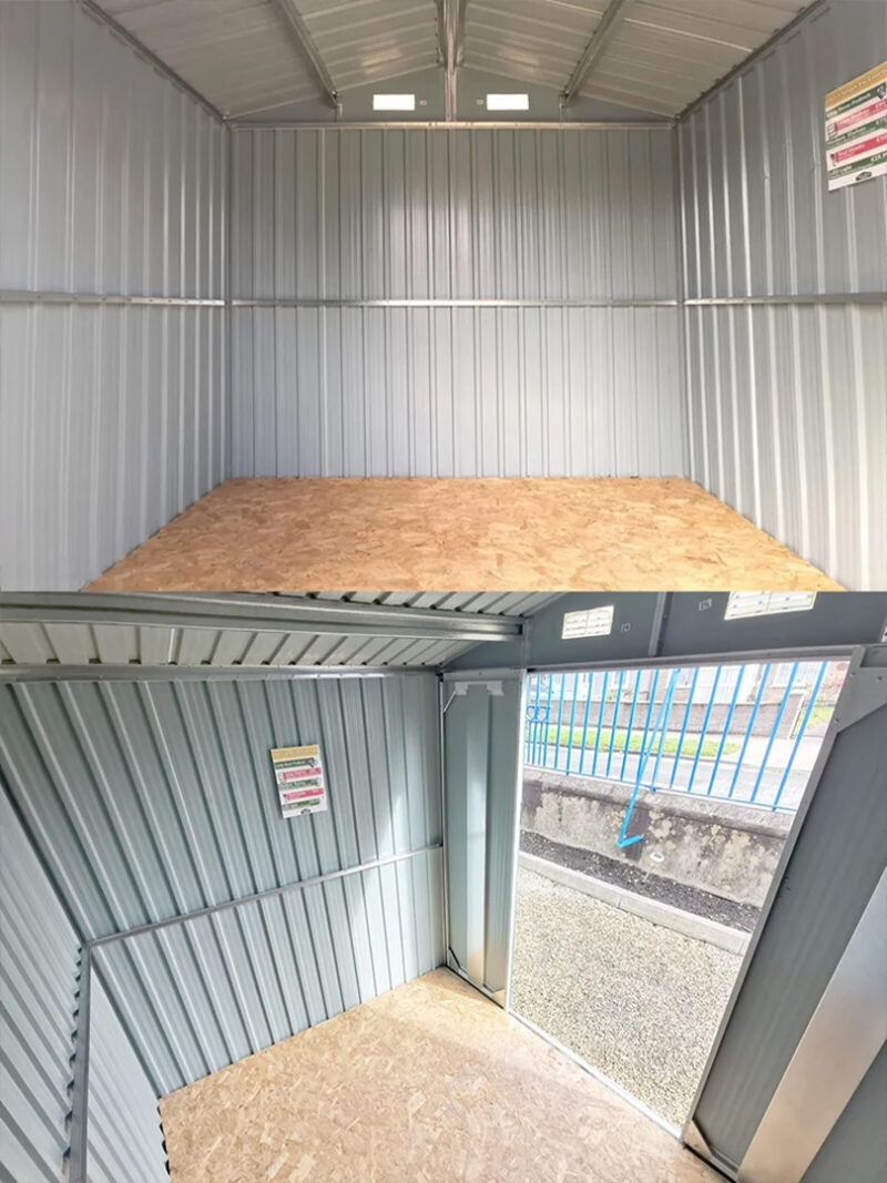 Interior views of the classic shed