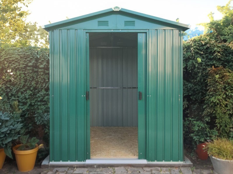 The 6ft x 5ft Steel Garden shed for sale