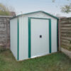 The 8ft x 6ft steel shed in White