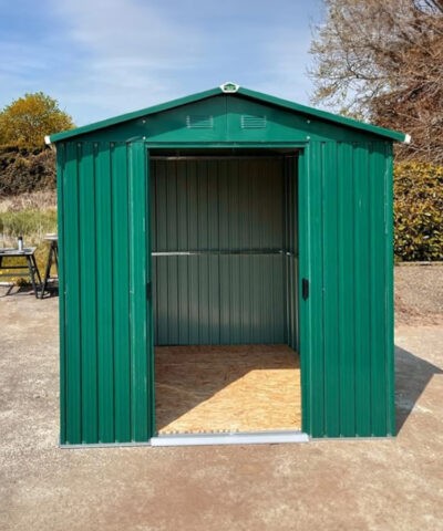 The 8ft x 6ft steel shed