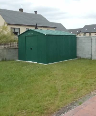 9ft x 10ft Garden Shed in Green