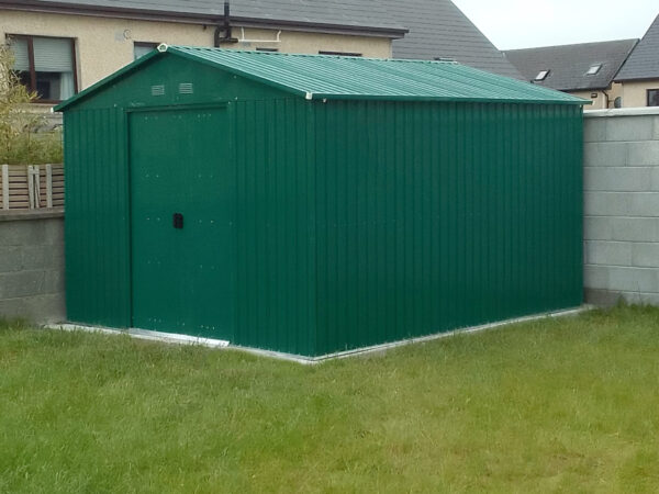 The 9ft x 10ft Garden Shed in Green