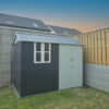 The 10ft x 6ft steel cottage shed